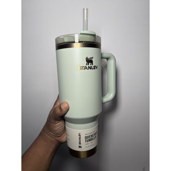 Stanley Comfort & Joy Collection GILDED CELADON Samsies Sip 40/14oz Set NWT NIB - Picture 5 of 13